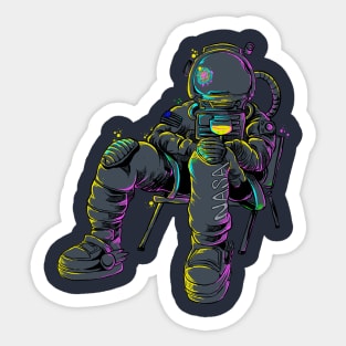 Astro chill Sticker